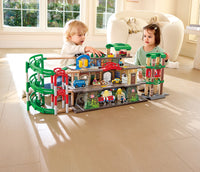 Hape Multi-Level Railway City Set Toy Trains & Train Sets