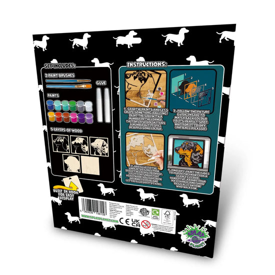 Wooden Art Craft Kit - Dachshund