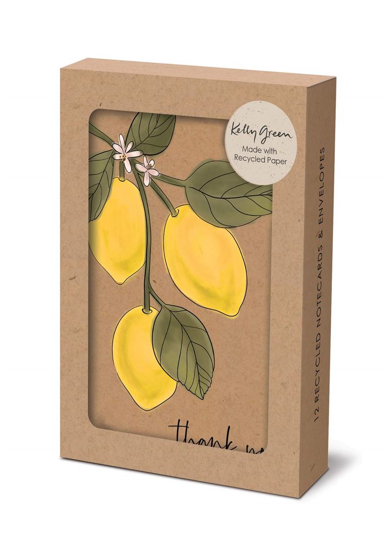 Orchard Lemons Thank You Note Cards