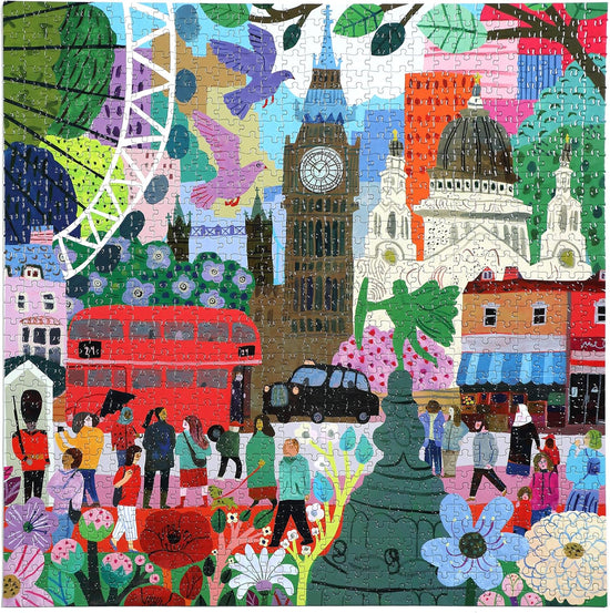 eeBoo 1000pc Puzzle: London Life