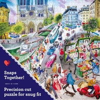 eeBoo 1000pc Puzzle: Paris Bookseller