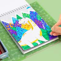 Tiger Tribe Colouring Set - Dinosaur