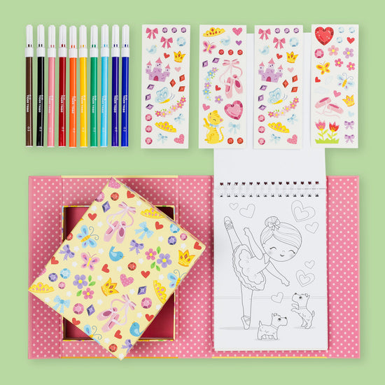 Tiger Tribe Colouring Set - Ballet