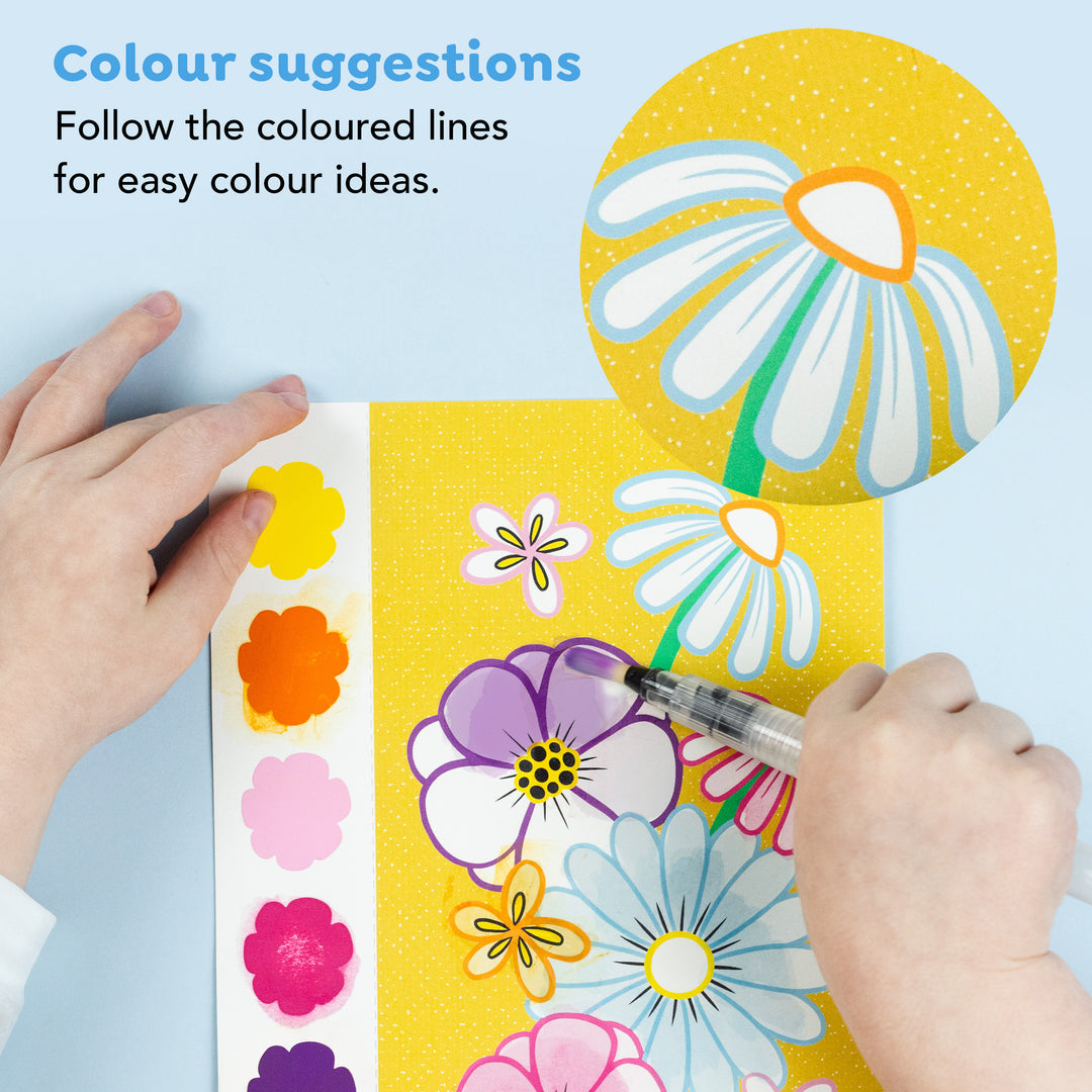 Tiger Tribe Paint a Picture Set - Butterflies & Flowers
