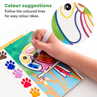 Tiger Tribe Paint a Picture Set - Wild Animals