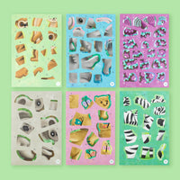 Tiger Tribe Sticker by Numbers - Animals