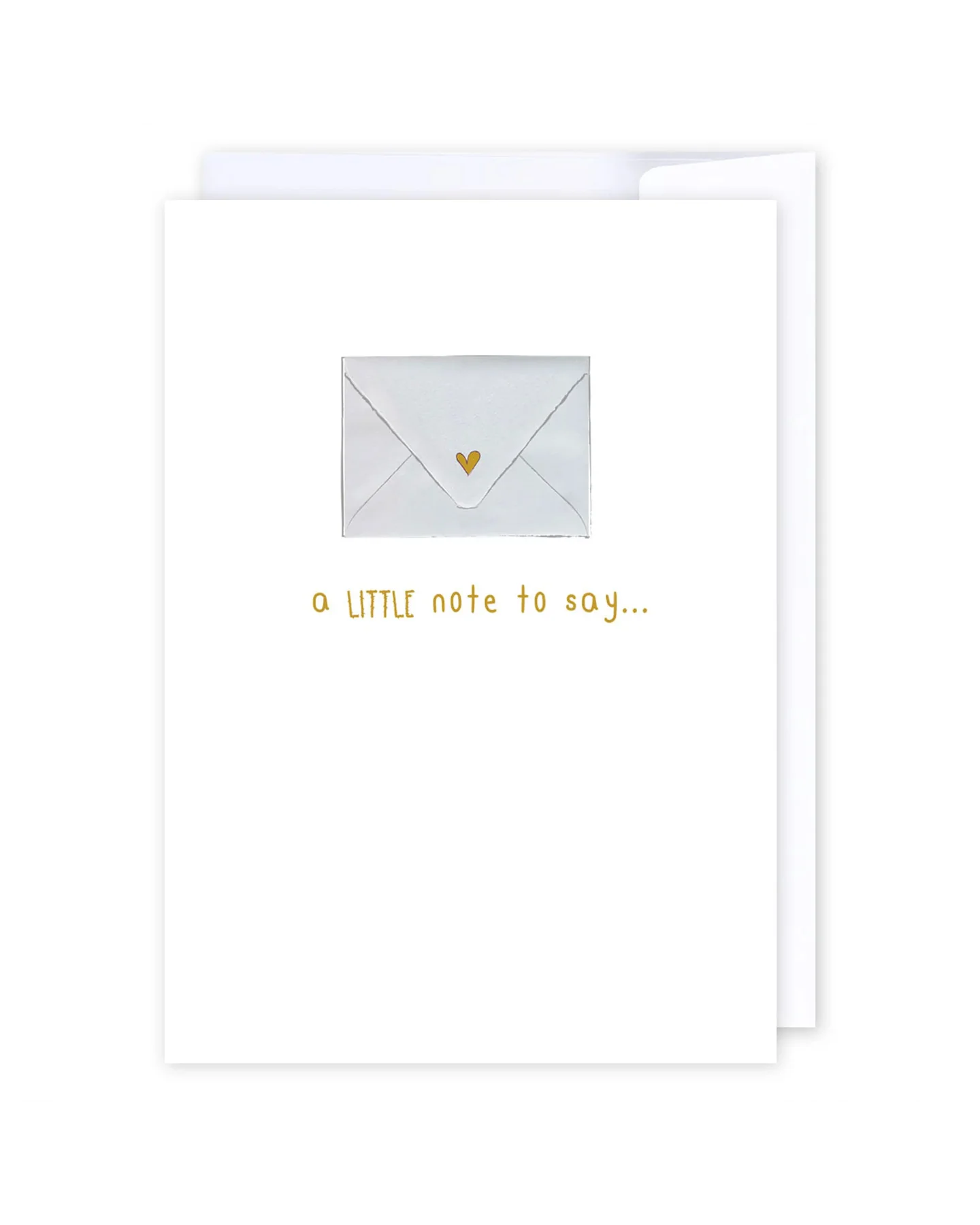A little note to say envelope Greeting Cards