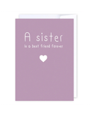 A sister is a best friend Greeting Cards