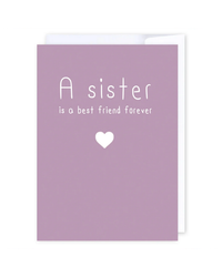 A sister is a best friend Greeting Cards