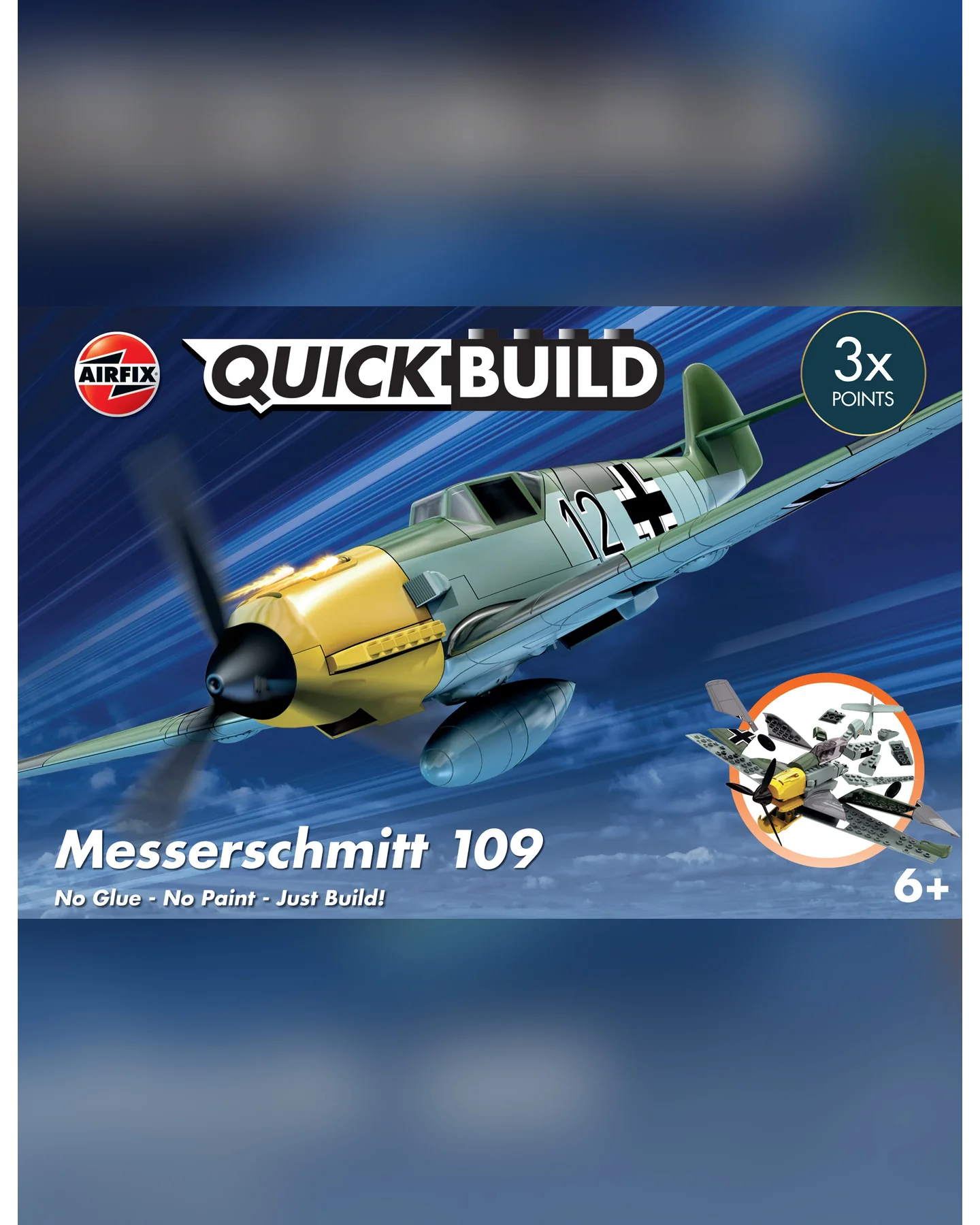 Airfix Quickbuild Messerschmitt Bf109 Model Kit
