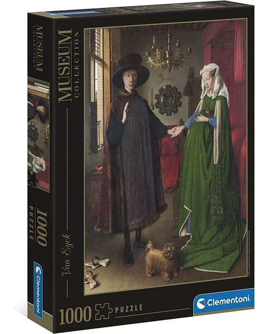 Clementoni Arnolfini and Wife 1000-Piece Jigsaw Puzzle