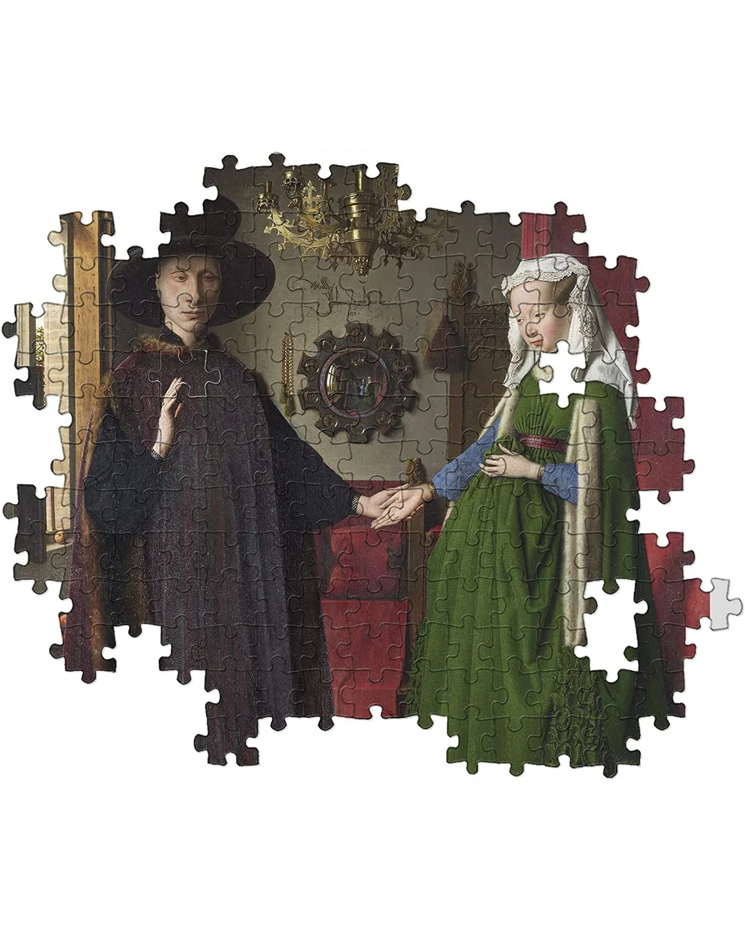 Clementoni Arnolfini and Wife 1000-Piece Jigsaw Puzzle-3