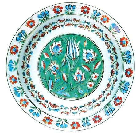 Tin Plate: Turkish Flower - Ashmolean Museum