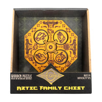 Project Genius True Genius Aztec Family Chest Wooden Puzzle Box