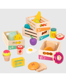 B. Wooden Little Foodie Groups Play Food