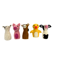 Farmyard Felt Finget Puppets