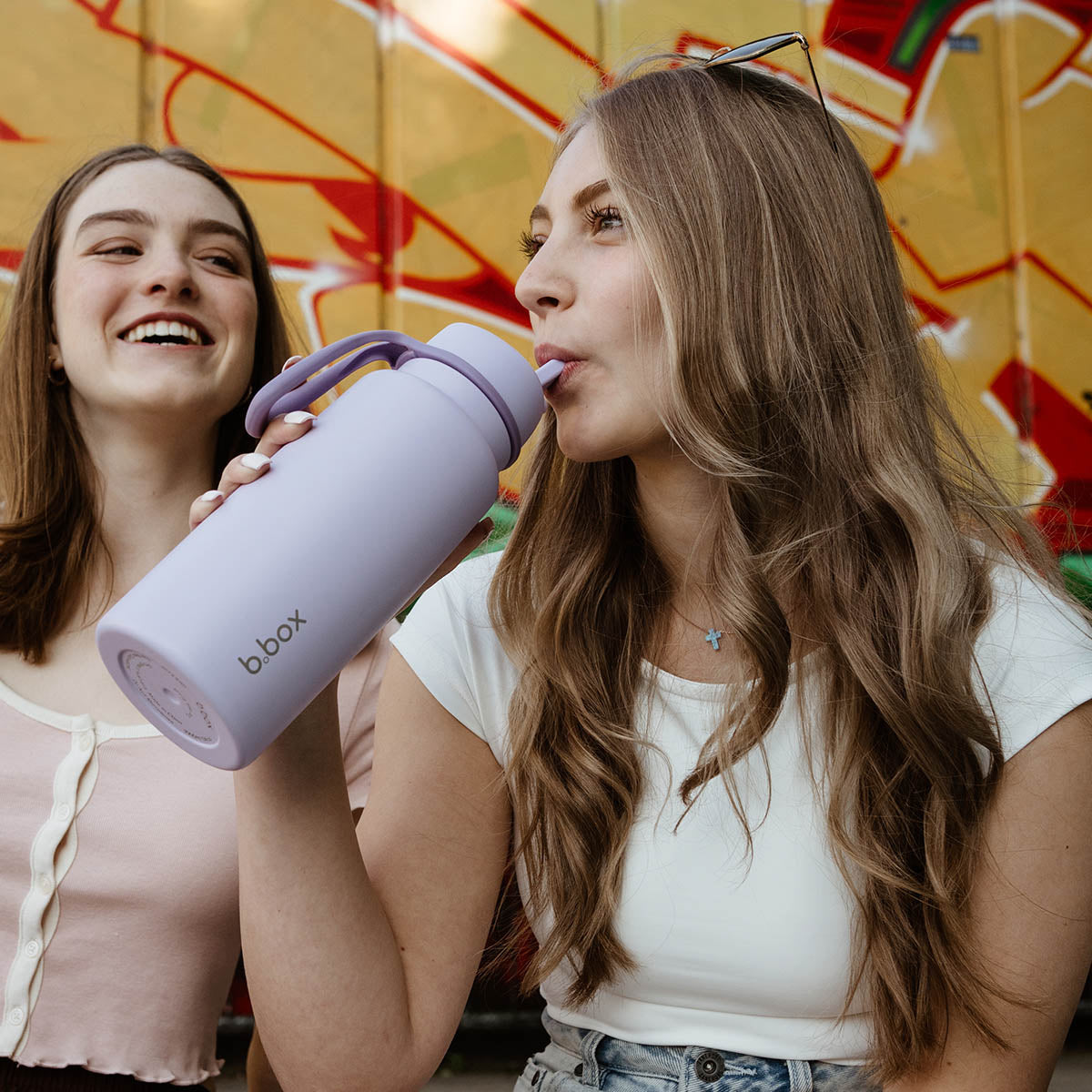 B.BOX Insulated Flip Top 1ltr Lilac Love