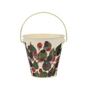 Emma Bridgewater Blackberries tin bucket with blackberry pattern and metal handle