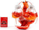 Lobster Salt & Pepper Shakers & Holder 145mm