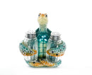 Turtle Salt & Pepper Shakers & Holder 145mm
