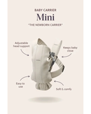 BabyBjorn Baby Carrier Mini Cotton- 0-12 Months Soft-Structured Carriers