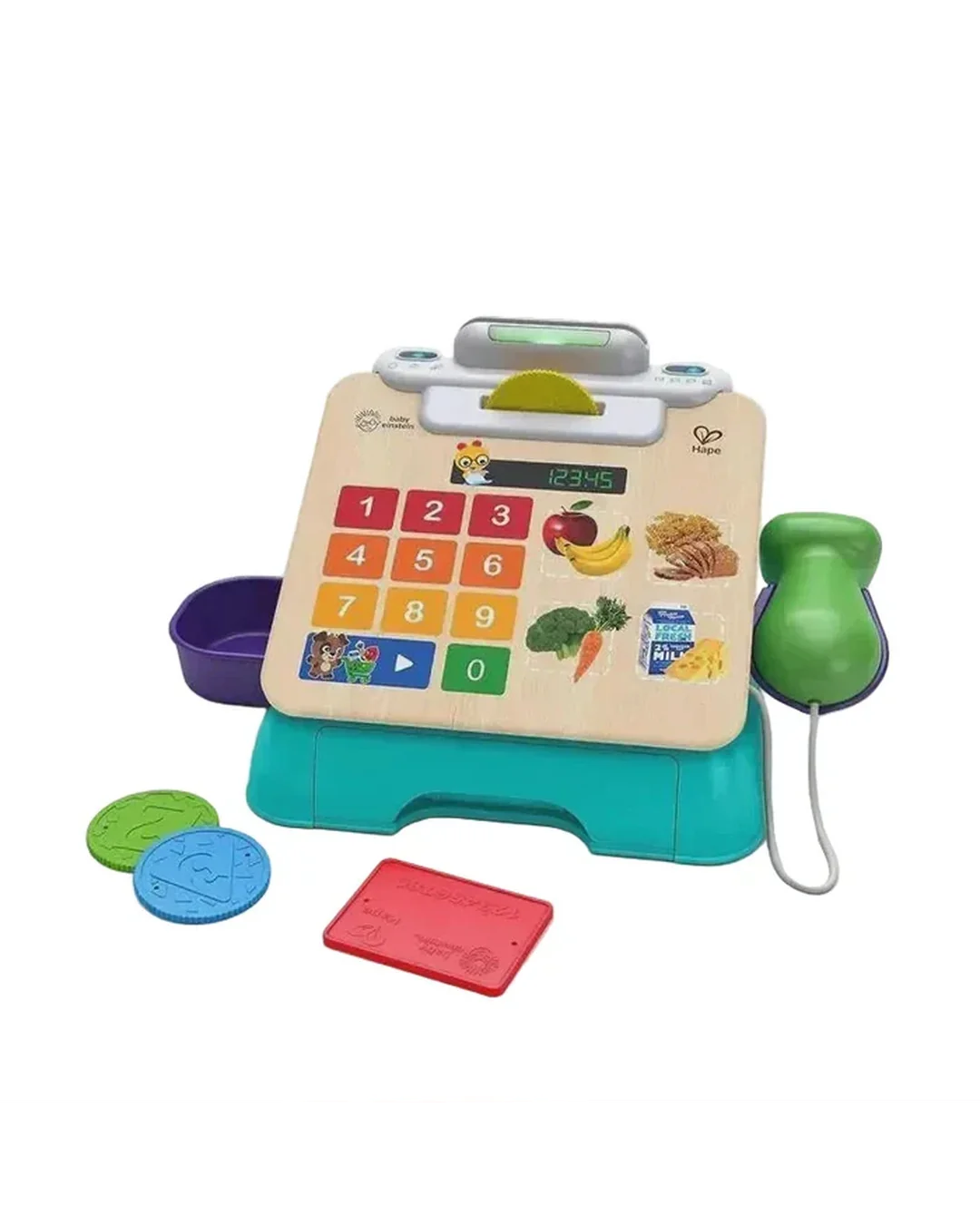 Baby Einstein Hape Magic Touch Cash Register Pretend Shopping & Grocery