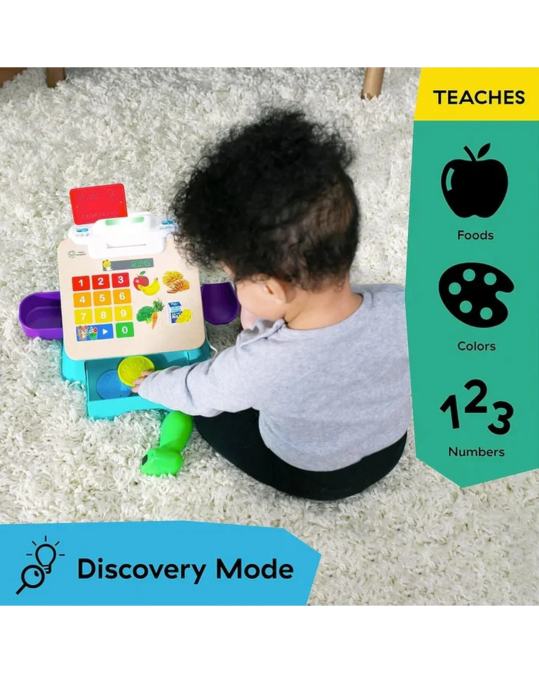Baby Einstein Hape Magic Touch Cash Register Pretend Shopping & Grocery