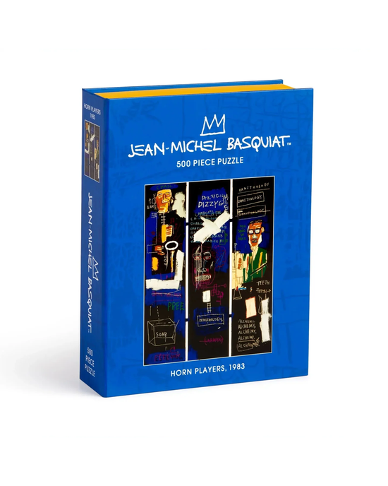 Galison Basquiat Horn Players 500-Piece Jigsaw Puzzle