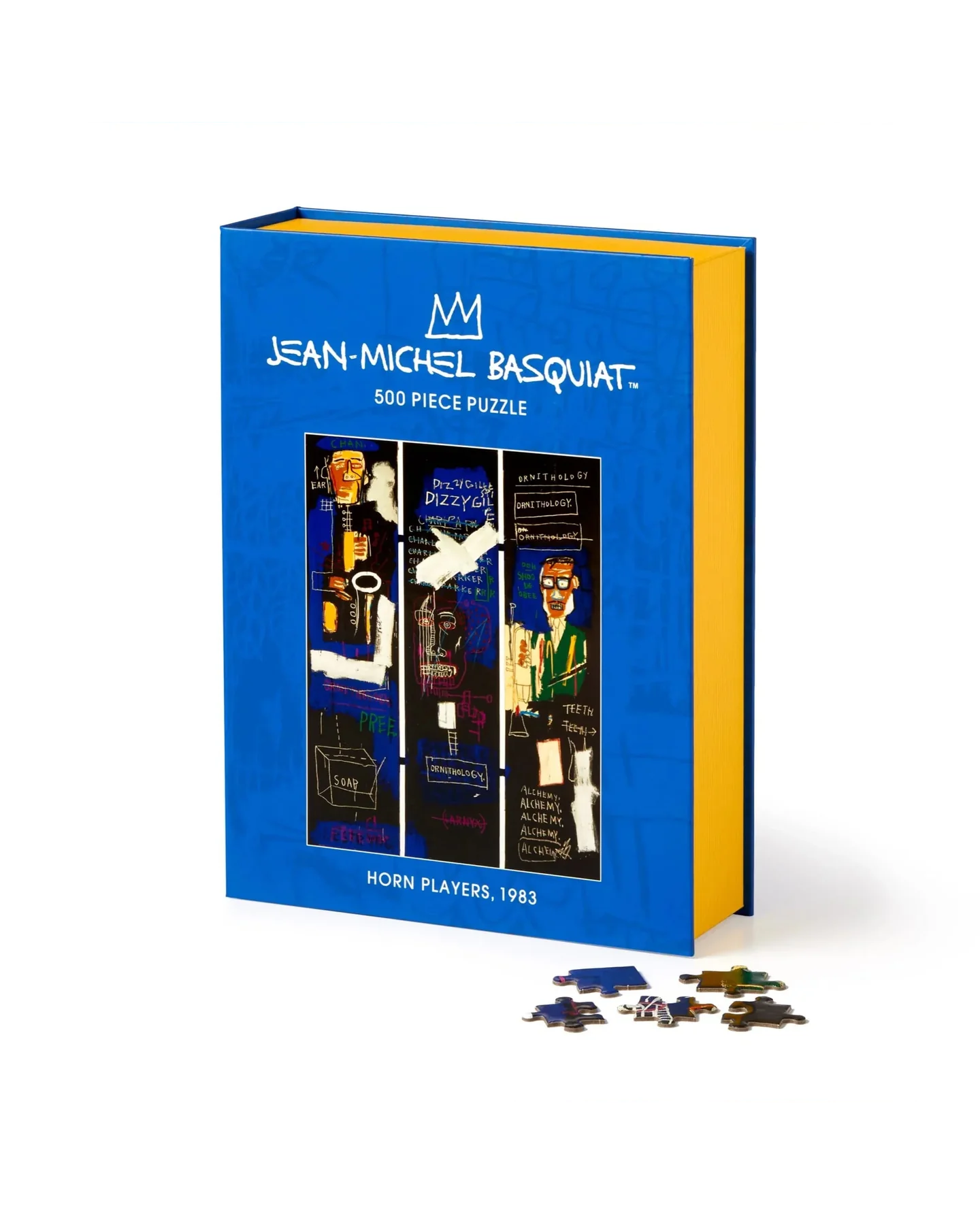 Galison Basquiat Horn Players 500-Piece Jigsaw Puzzle-5