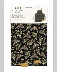 bee-pattern-cotton-apron