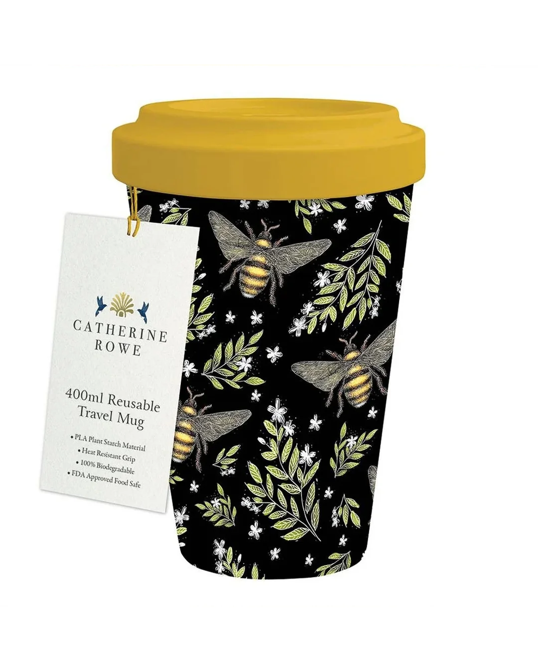 bee-pattern-pla-travel-mug