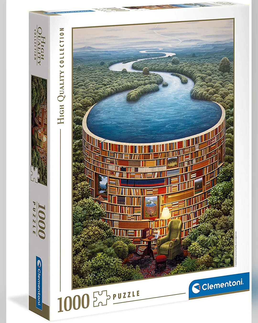 Clementoni Bibliodame 1000-Piece Jigsaw Puzzle