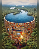 Clementoni Bibliodame 1000-Piece Jigsaw Puzzle-2