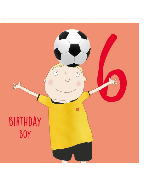 Birthday Boy Six - 6th Birthday Card