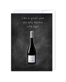 Birthday Wine Greeting Cards