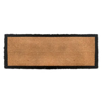 Coir Doormat - Black Trim - 45 x 120 cm