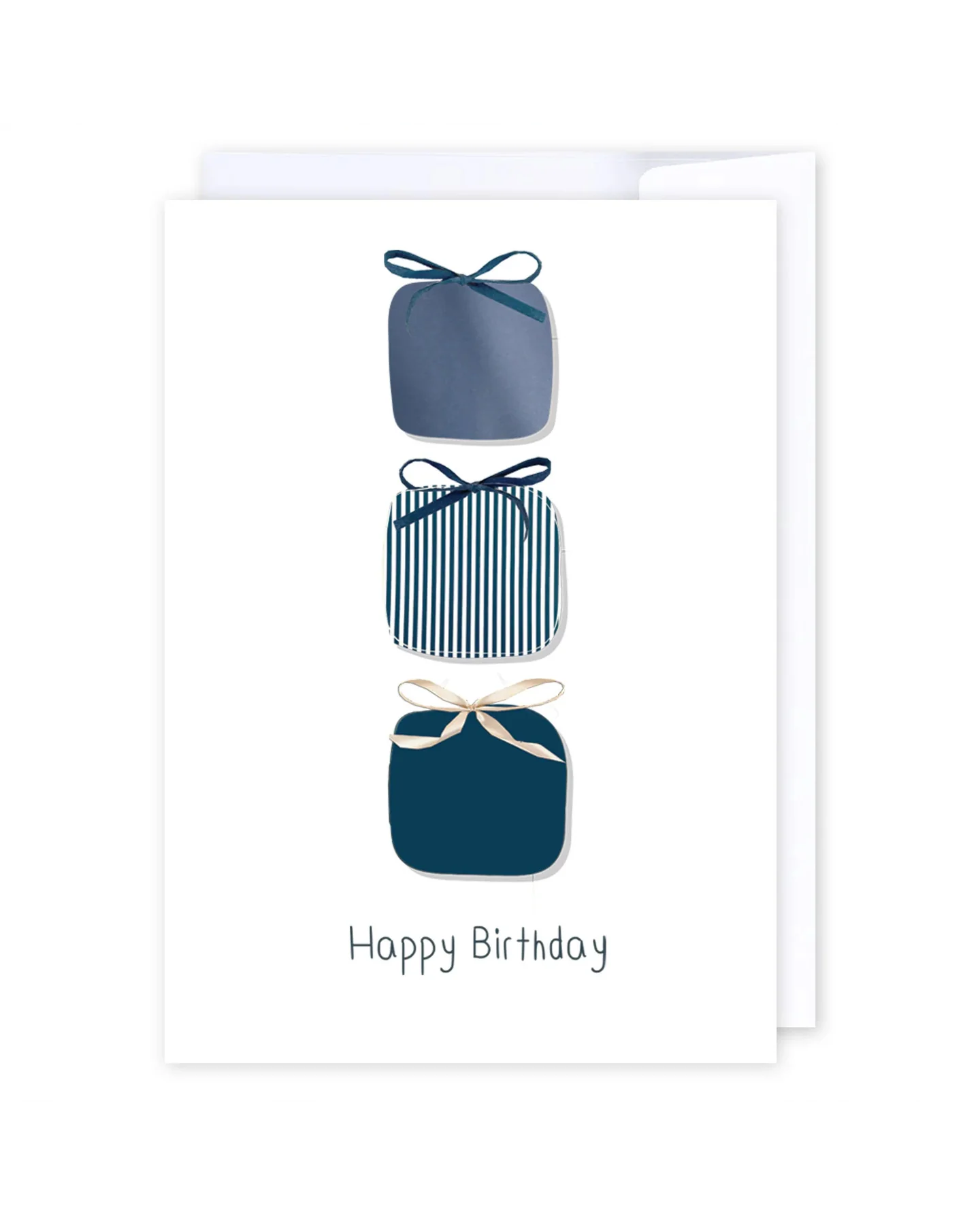 Blue Gifts Greeting Cards