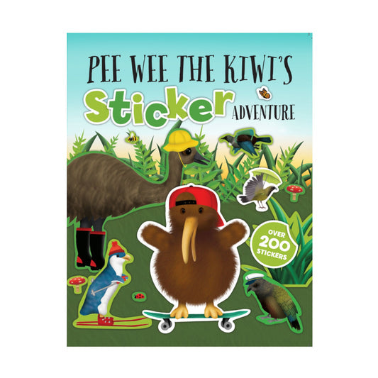 Flying Books NZ Pee Wee the Kiwi's Sticker Adventure Activity Book