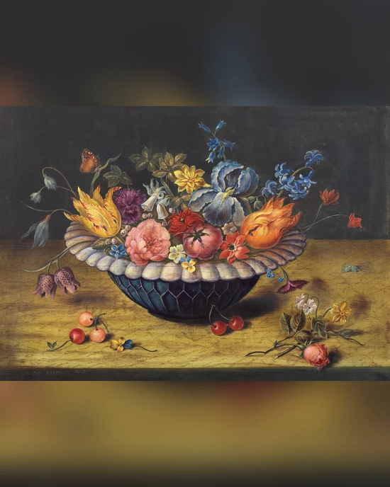 Bowl Of Flowers - Card