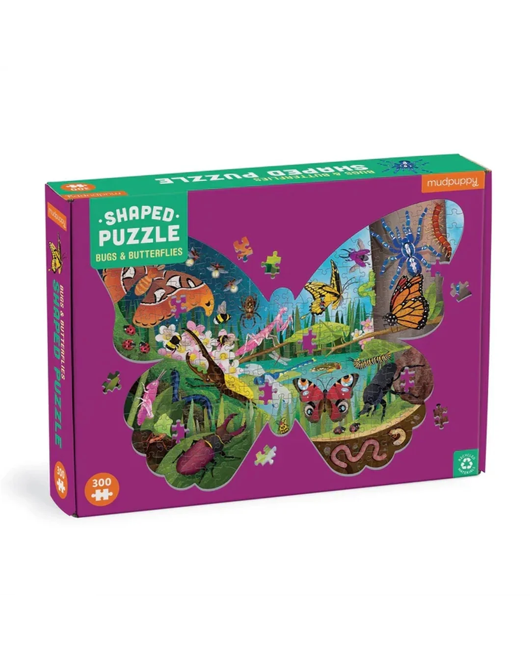 Mudpuppy Bugs and Butterflies 300-Piece Puzzle