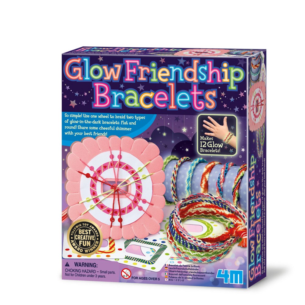 4M Glow Friendship Bracelets Craft Kit