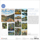 Nature Divine 2027 calendar back cover with artwork previews