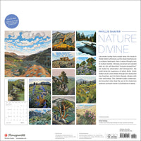 Nature Divine 2027 calendar back cover with artwork previews