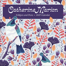 Folklore and Flora 2027 calendar cover with patterned birds, flowers and foliage