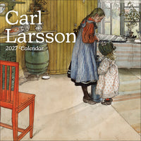 Carl Larsson 2027 calendar cover with children in a Swedish kitchen