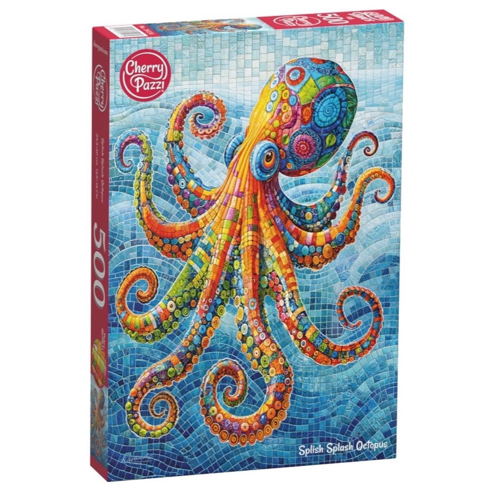 Cherry Pazzi Splish Splash Octopus 500pc Jigsaw Puzzle