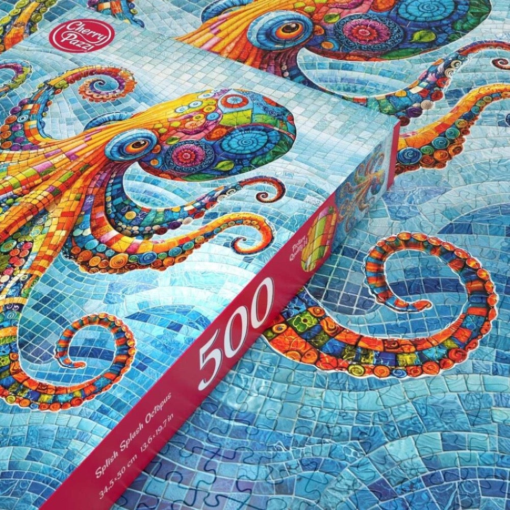 Cherry Pazzi Splish Splash Octopus 500pc Jigsaw Puzzle