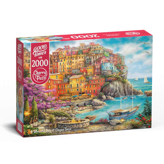 Cherry Pazzi A Beautiful Day at Cinque Terre 2000pc Jigsaw Puzzle