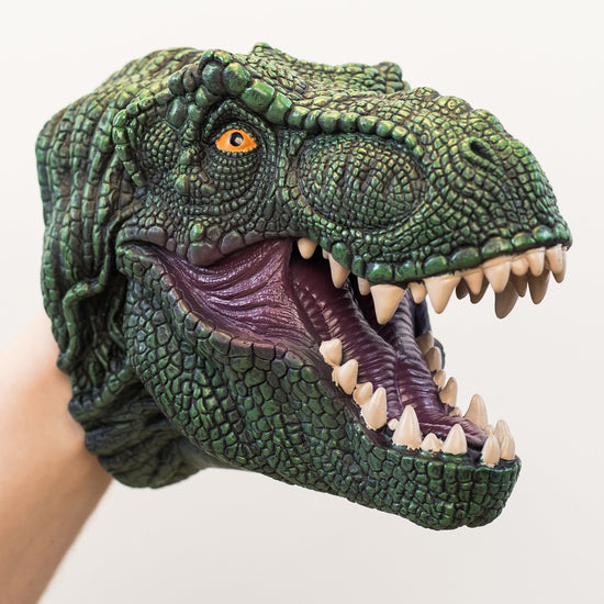 Kid Antics - Wild Thingz Hand Puppet - T-Rex Green