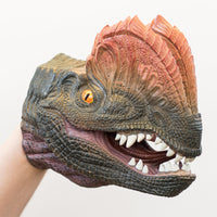 Wild Thingz Dilophosaurus hand puppet with movable mouth
